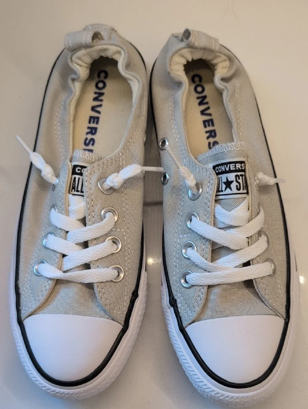 NWT Converse Chuck Taylor All Star Shoreline Slip On Sneakers Gray 6.5 - Picture 3 of 7